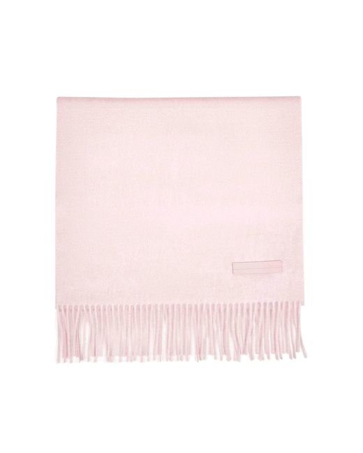 Zegna Pink Oasi Cashmere Scarf for men