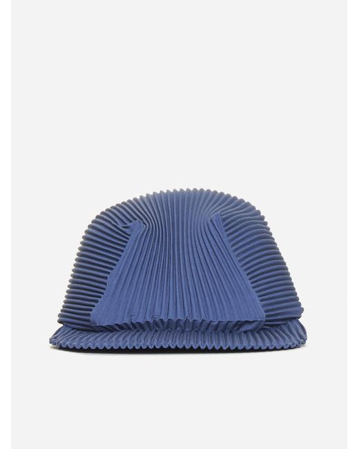 Homme Plissé Issey Miyake Blue Homme Plisse Issey Miyake Hats for men