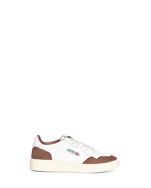 Autry White Leather And Suede Sneakers for men