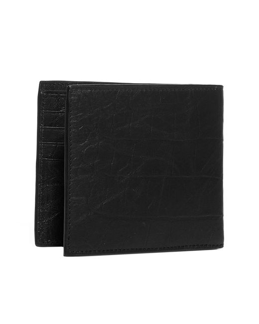Saint Laurent Black Cassandre East/West Wallet for men