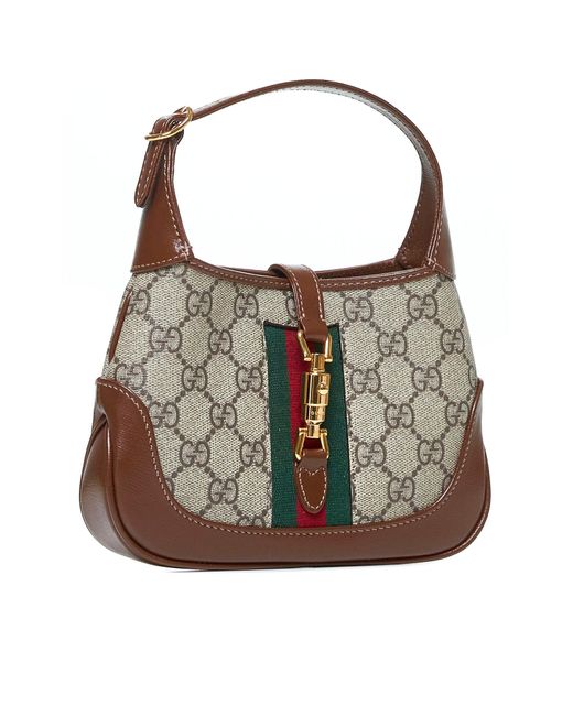 Gucci Gray Jackie 1961 Fabric Mini Bag