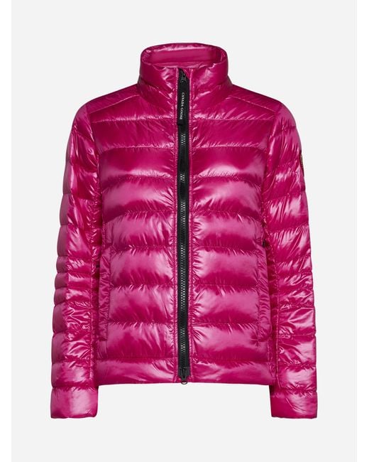 Canada Goose Pink Cypress Quilted Nylon Down Jacket