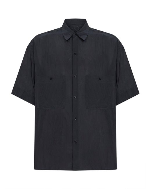 Uma Wang Blue Viscose Teorya Shirt for men