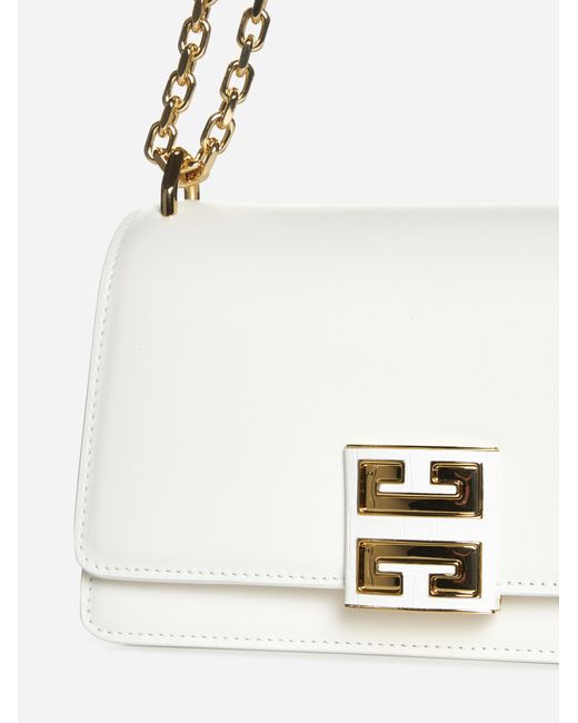 Givenchy Natural 4g Leather Sliding Chain Small Bag