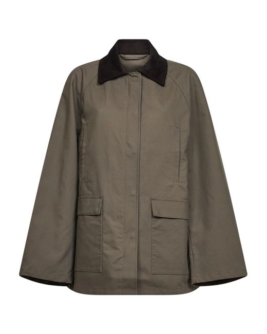 Totême Brown Khaki Cotton Summer Country Jacket