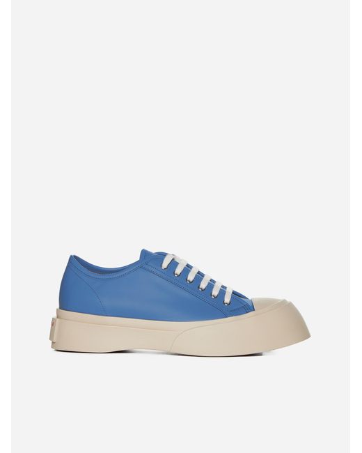 Marni Blue Pablo Leather Sneakers for men