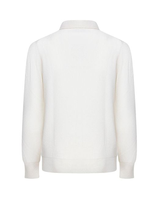 Polo di D 40 in White da Uomo