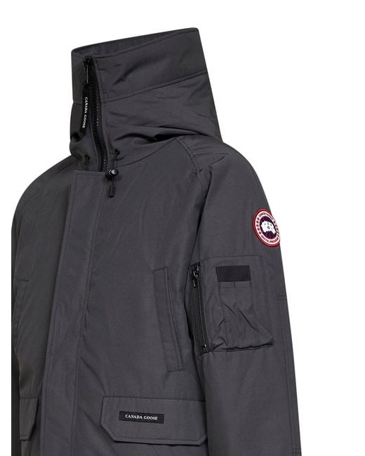 Canada Goose Gray Chilliwack Hooded Bomber Jacket for men