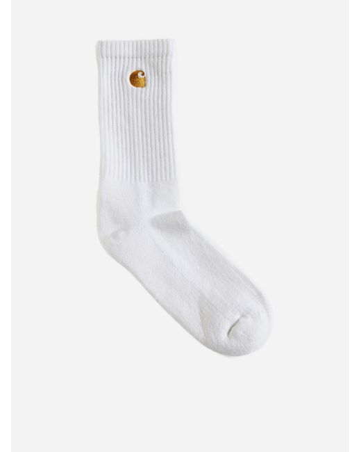 Carhartt White Logo Cotton-blend Socks for men