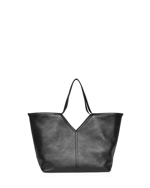 Saint Laurent Black Small Y Tote Bag