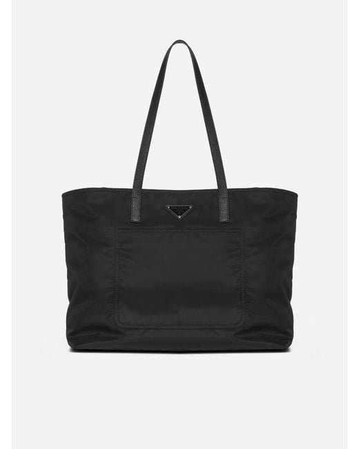 Prada Renylon Tote Bag in Black Lyst