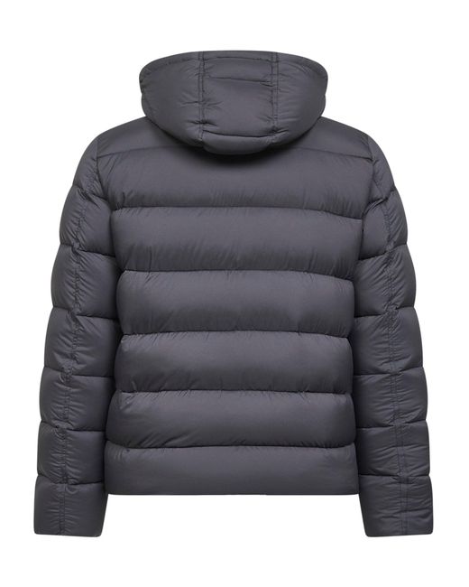 Herno Gray Ecoage Hooded Down Jacket for men