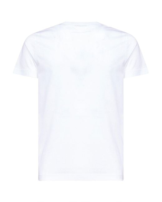 Prada Abbigliamento White Cotton Jersey 3-Pack T-Shirt for men