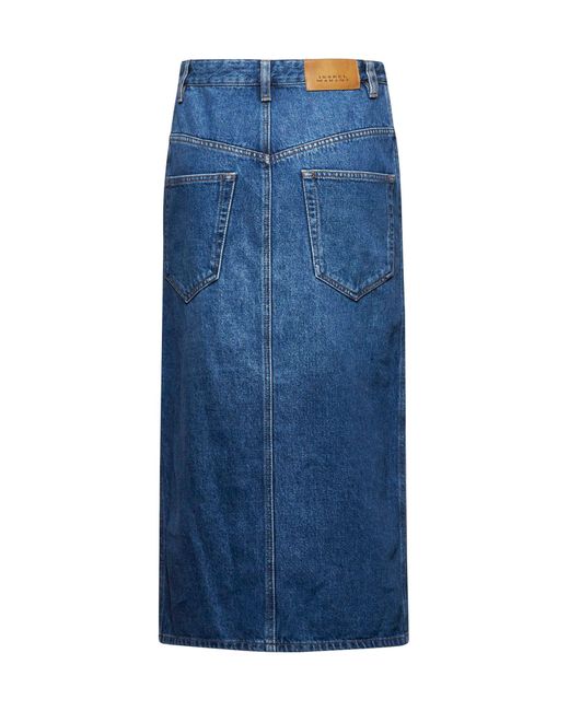 Isabel Marant Blue Marant Etoile Vandy Long Skirt
