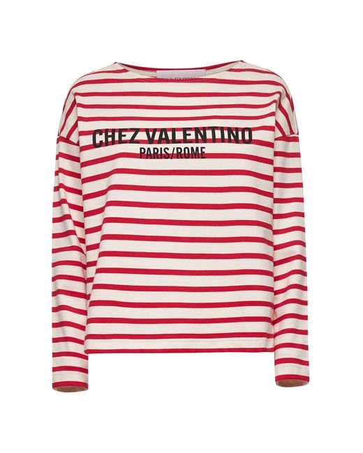 T-Shirt di Valentino in Red