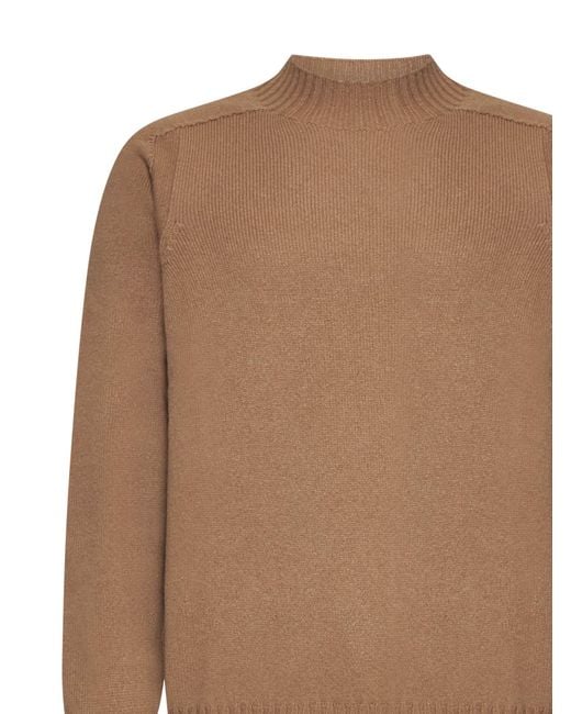D 40 Brown D4.0 Crew Neck Sweater for men