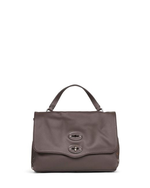 Zanellato Brown Gianduiotto Small Postina Handbag