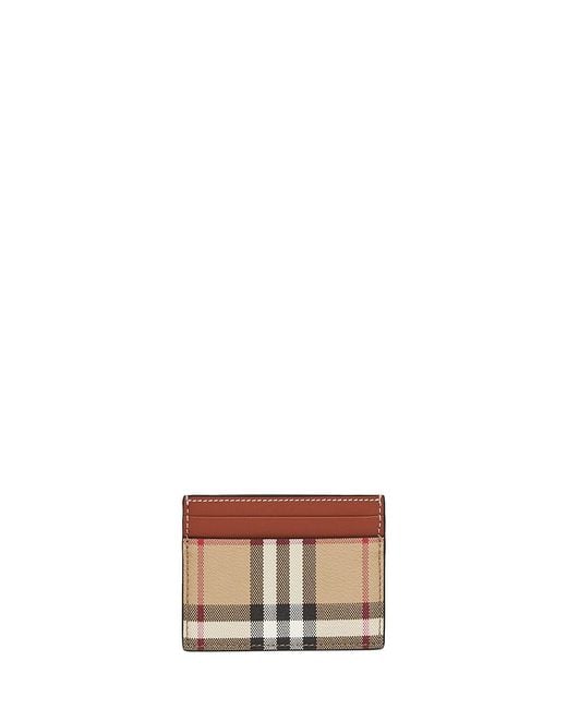 Burberry Multicolor Archive Check Credit Card Holder