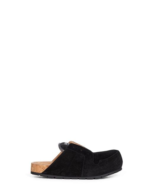 Balenciaga Black Suede Calfskin Dumbo Mules for men