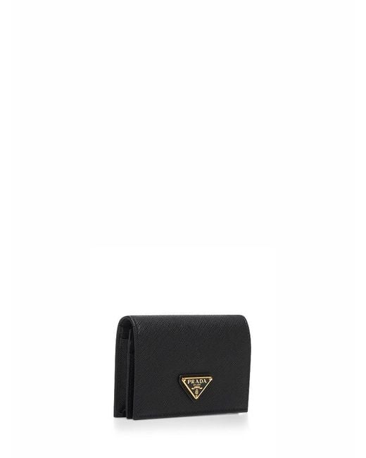 Prada White Saffiano Small Wallet