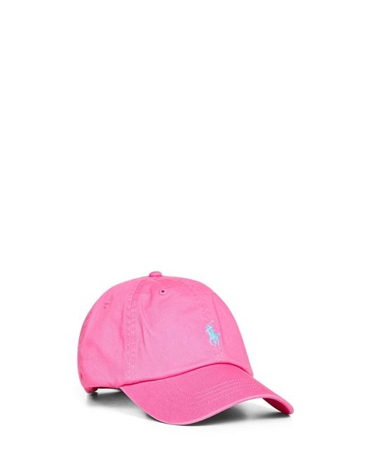 Polo Ralph Lauren Pink Baja The Iconic Cotton Chino Ball Cap for men