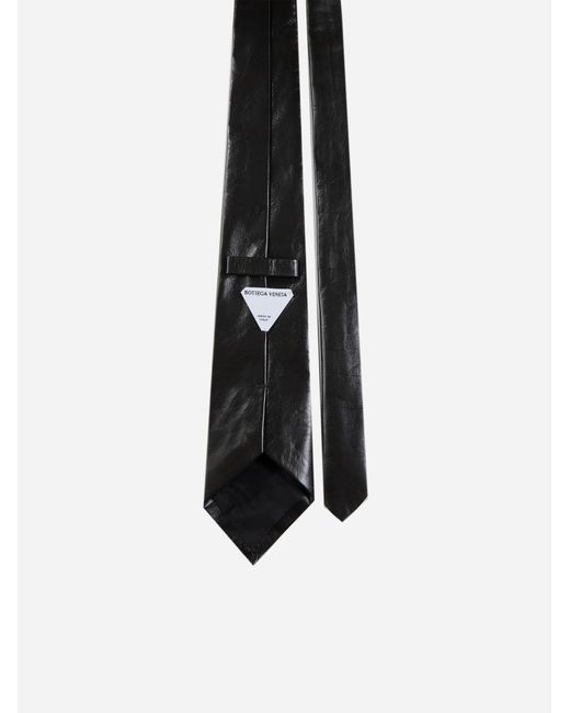 Bottega Veneta White Leather Tie for men