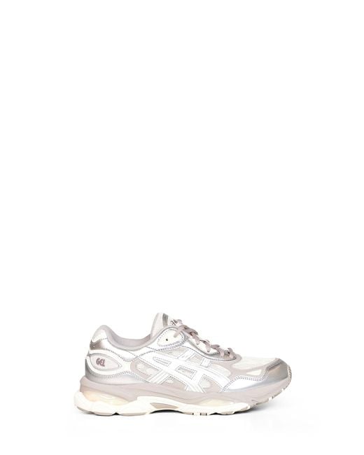 Asics White Smoke And Pure Gel-Nyc 2.0 Sneakers
