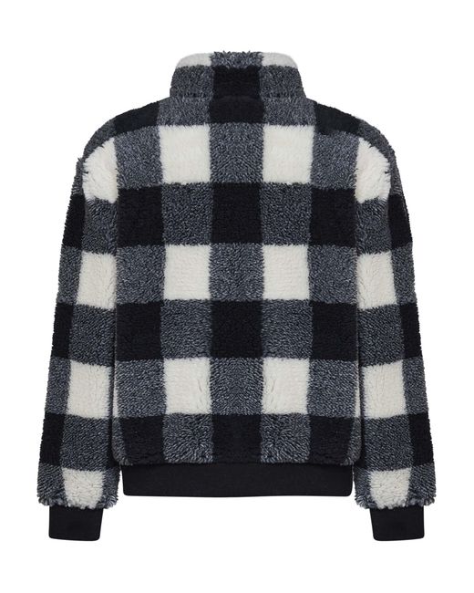 Givenchy Black And Plaid Fleece Blouson for men