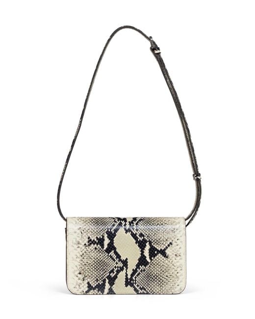 Totême  White And Ecru T-Lock Crossbody Bag