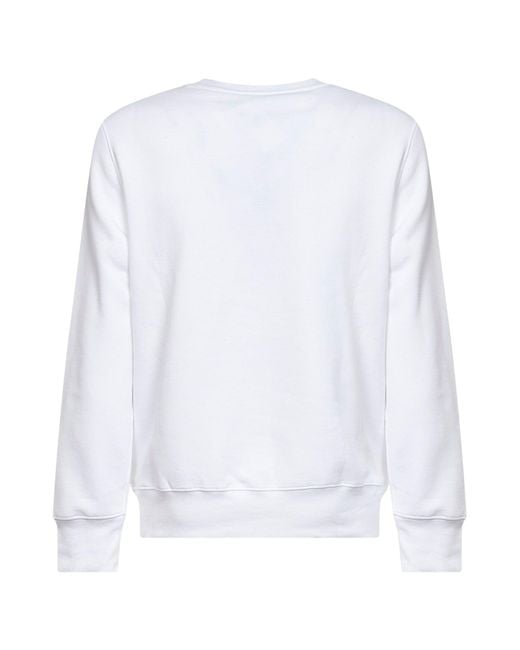 Polo Ralph Lauren White Cotton Polo Bear Crewneck Sweatshirt for men