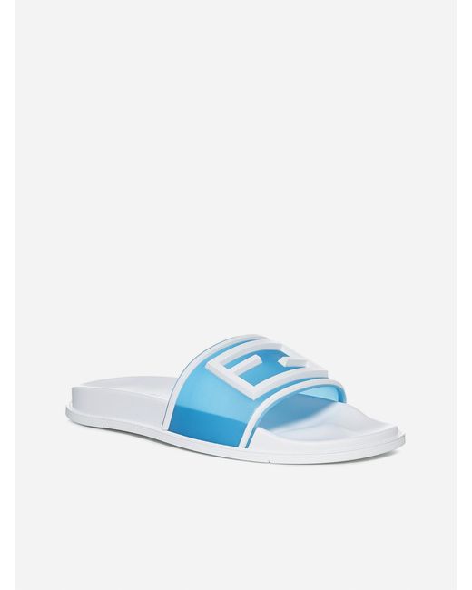 fendi women's rubber slide sandals