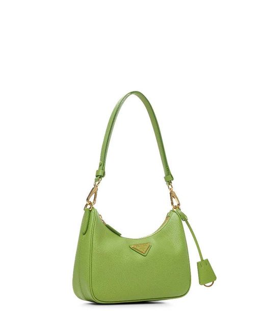 Mini Borsa Prada Re-Edition di Prada in Green