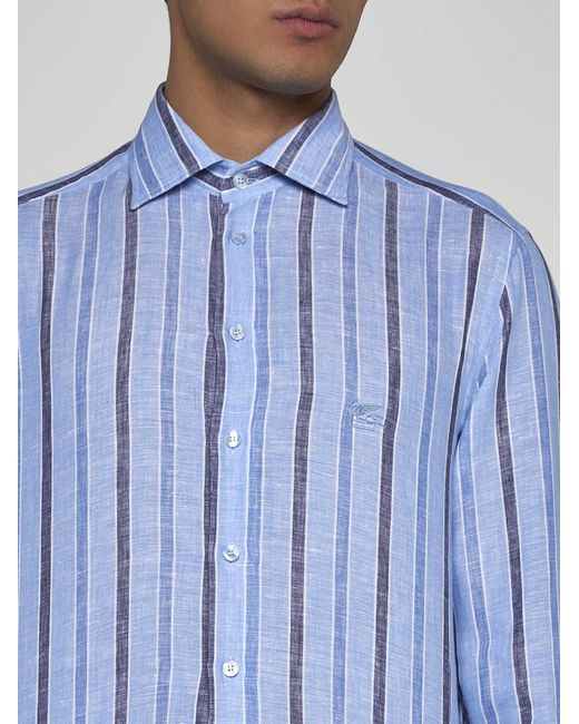 Etro Blue Shirts for men