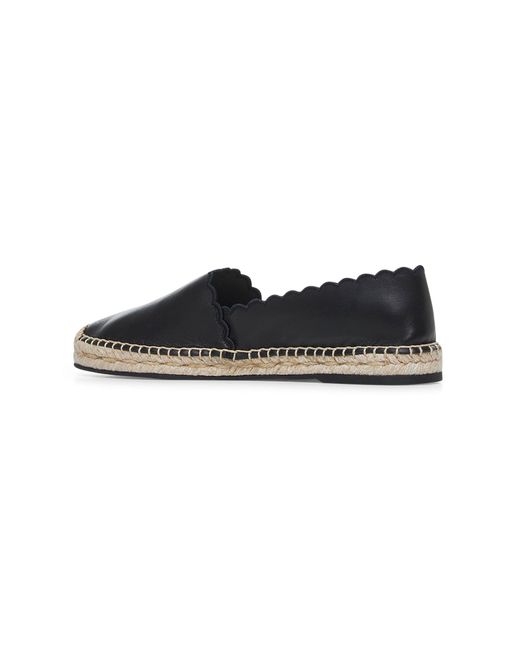 Chloé Blue Leather Espadrilles