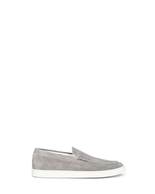 Brunello Cucinelli White Loafer Sneakers Suede for men