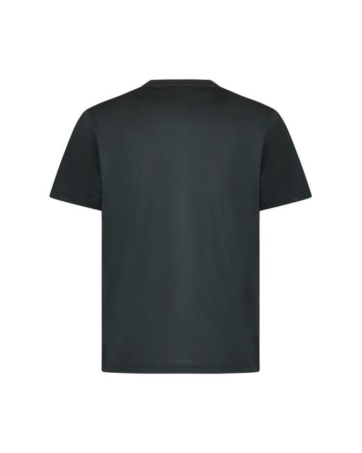 D 40 Black T-Shirt D4.0 Lisle Thread for men
