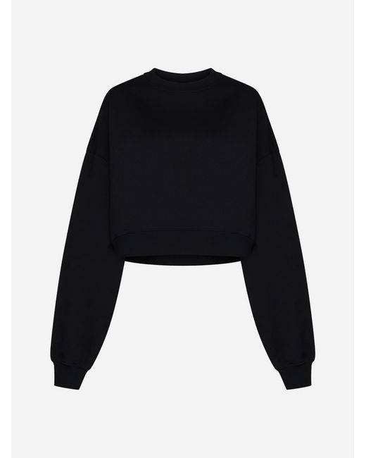 Wardrobe NYC Black Track Cotton Sweatshirt