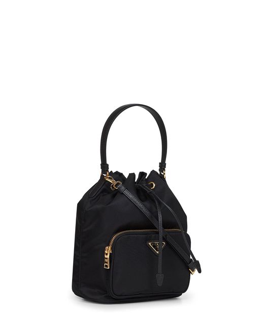 Prada Black Bucket Bag Duet