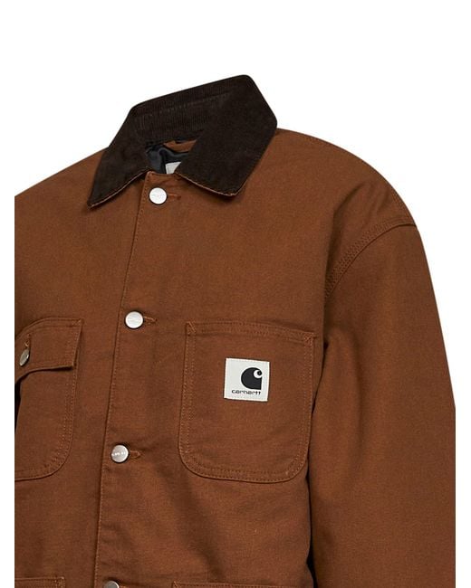Carhartt Brown Tobacco Og Michigan Coat Jacket