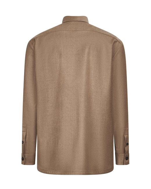 Giacca Camicia di D 40 in Brown da Uomo