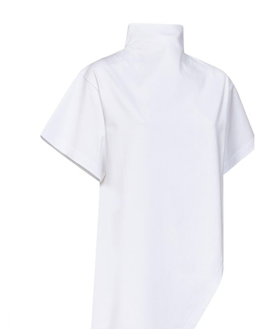 Alaïa White T-Shirt Triangle Long