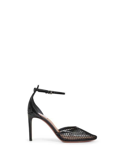 Alaïa White Alaïa Fishnet Heeled Pumps
