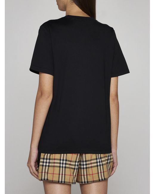 Burberry Black T-shirts And Polos