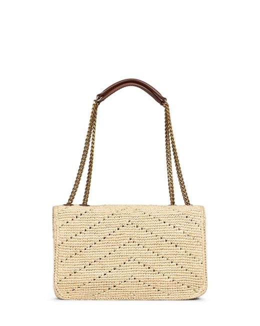 Saint Laurent Metallic Light Loulou Medium Shoulder Bag