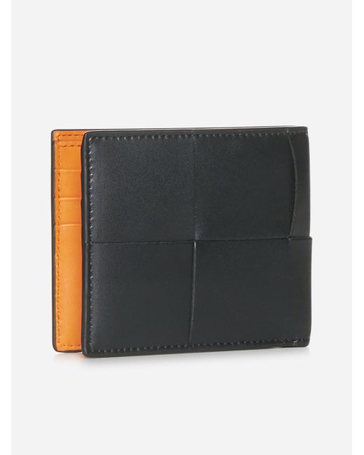 Bottega Veneta Gray Cassette Leather Billfold Wallet for men