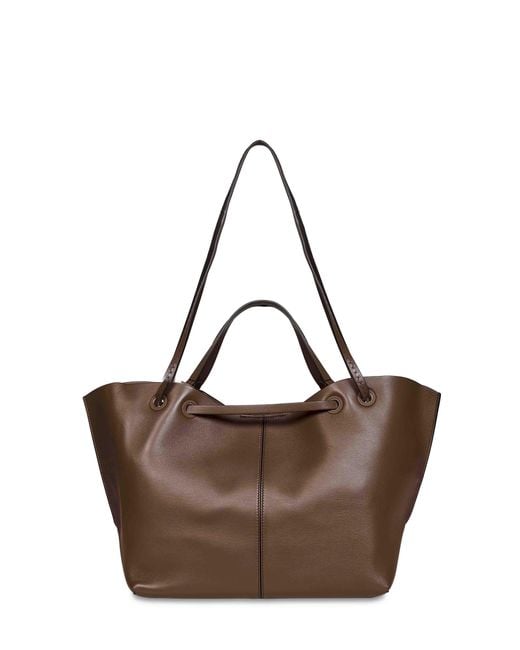 Borsa Shopper Mixeddouble di Max Mara in Brown