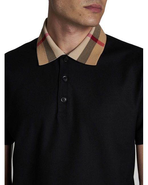 Burberry Black Polo T-Shirt for men