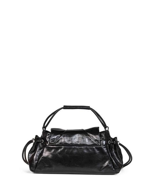 DIESEL Black Scrunch-D Top-Handle Bag