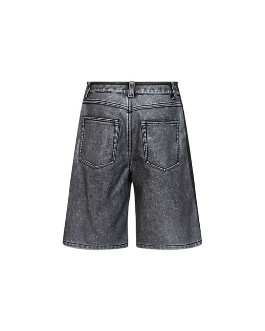 DIESEL Gray Pu P-Arlor Bermuda Shorts