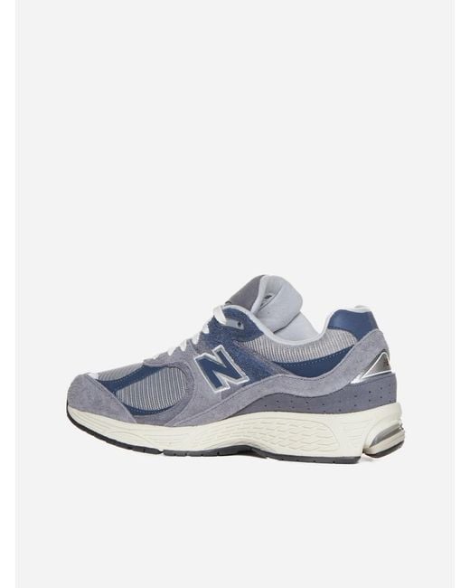 New Balance Blue 2002R Sneakers / Castlerock / Shadow for men